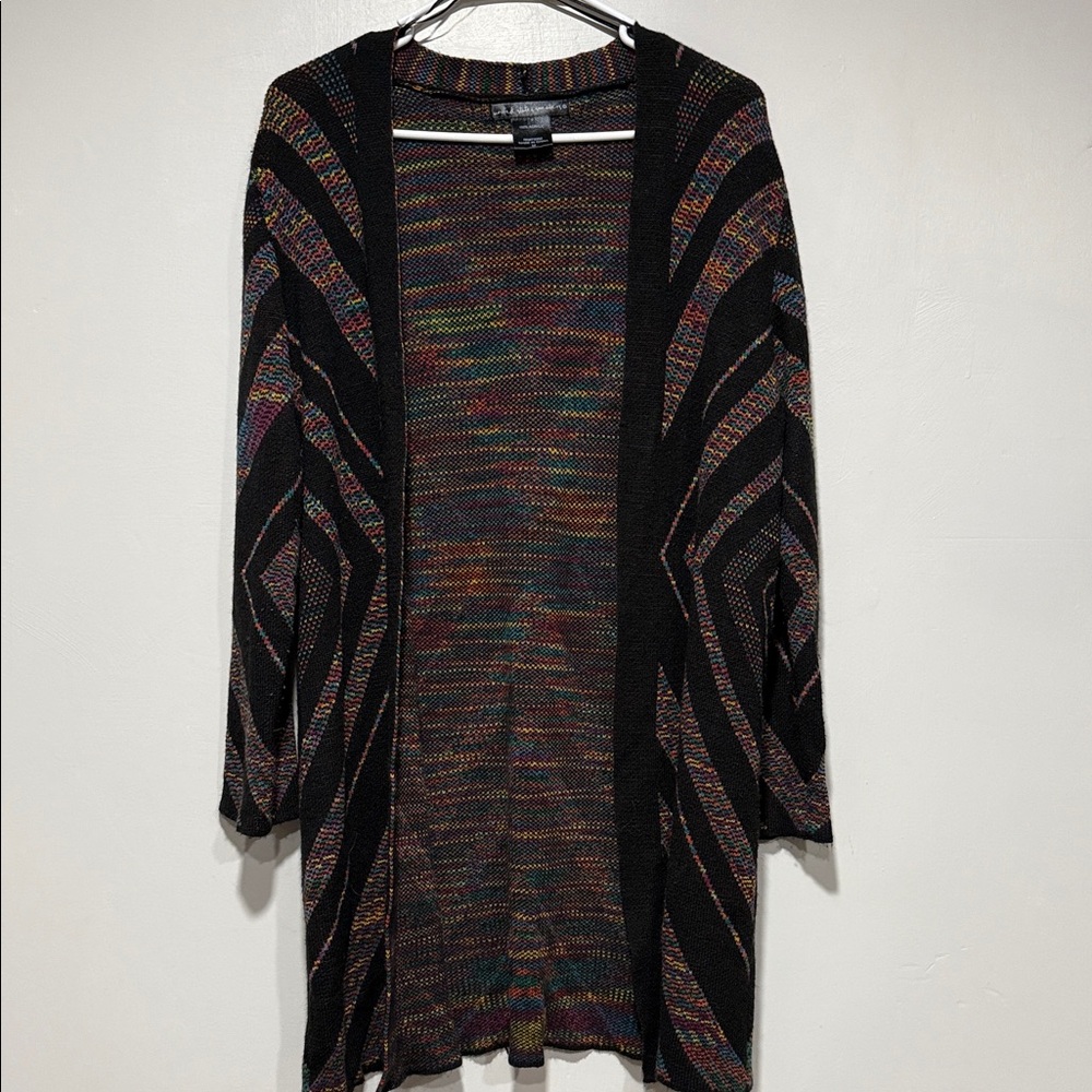 United States Sweaters Vibrant Multicolor Knit Cardigan